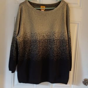 (NWOT) Long Sleeve Metallic Sweater